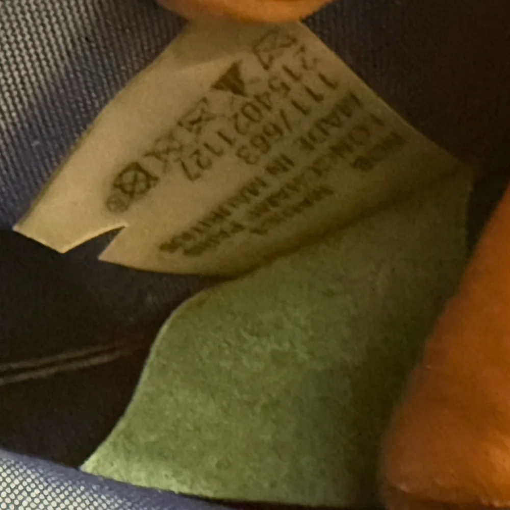 Longchamp Blue Pebbled Leather Briefcase with Lock and Keys - Picture 6 of 6